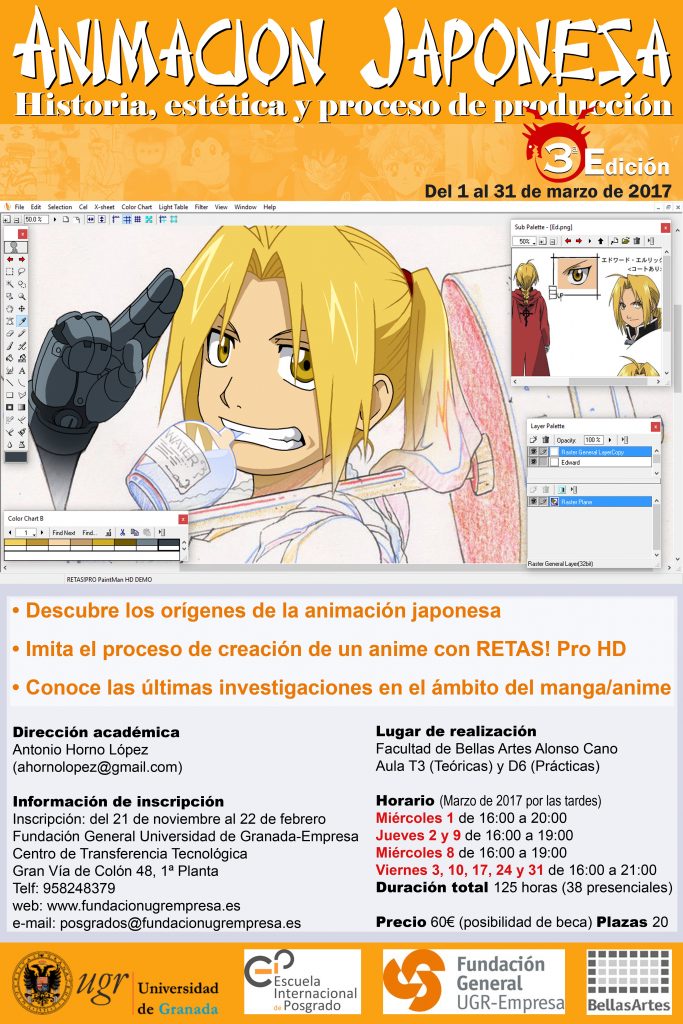 Curso Animacion Japonesa Historia Estetica Y Proceso De Produccion Canal Ugr